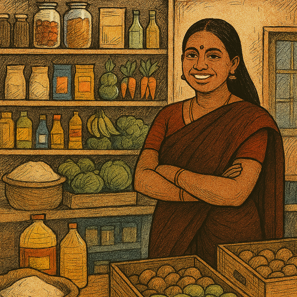 Story of Mrs. Jaya Chitra- a grocery shop owner